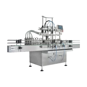 The NP-EVF model is an automatic, multi-head horizontal piston filling machine that operates with a main servo motor, or alternatively, each piston can be individually powered by its own air cylinder. As one of the initial designs in automatic piston filling technology, this machine has maintained its popularity for liquid packaging tasks due to its cost-effective and efficient performance, even after several years of advancements in the field.
