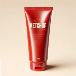 PE TUBE for ketchup sauce or honey
