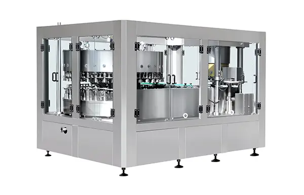 A Carbonated Drinks Monoblock Filling Machine (2 in 1) is designed to integrate the processes of filling and capping carbonated beverages in one unit